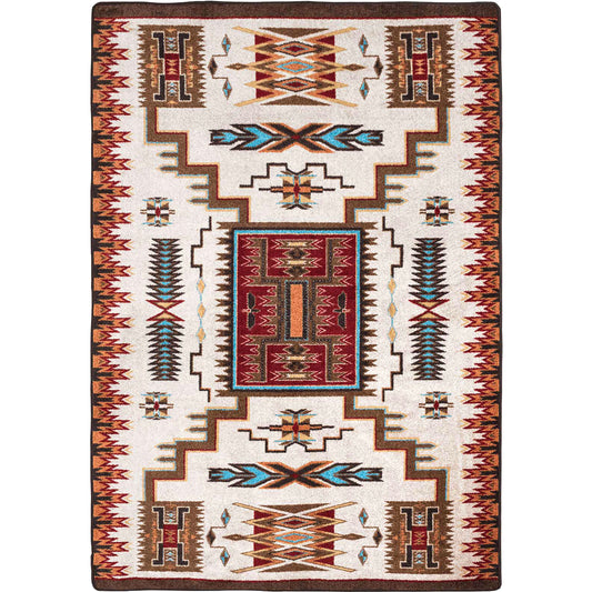 Southwest Storm Catcher Rug - Rust