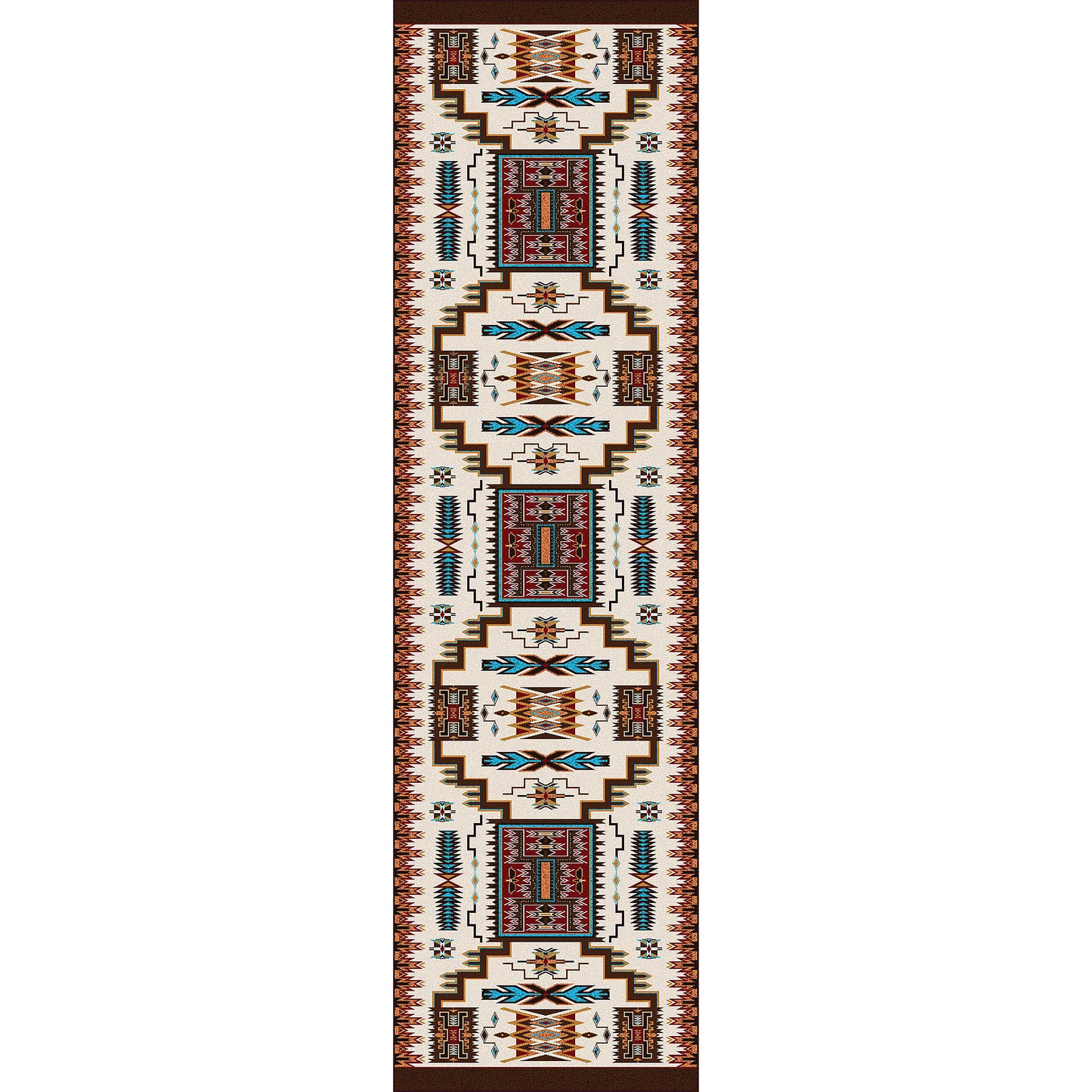 Southwest Storm Catcher Rug - Rust