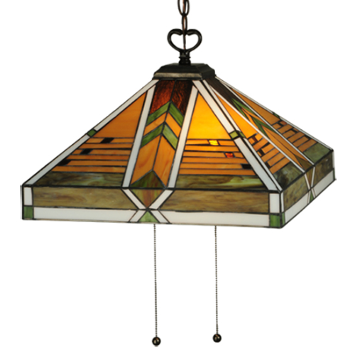 17” Square Abilene Pendant Light