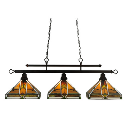 48" Abilene 3 Light Island Pendant