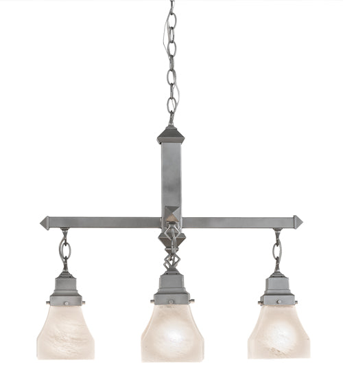 24" Wide Bungalow 4 Light Chandelier