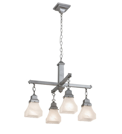 24" Wide Bungalow 4 Light Chandelier