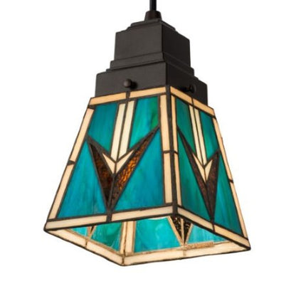 5” Square Valencia Mission Mini Pendant Light