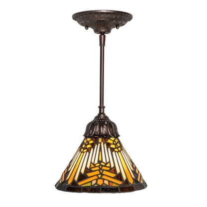 8" Wide Nuevo Mission Pendant Light