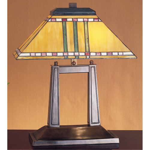 20" Tall Prairie Corn Oblong Desk Lamp