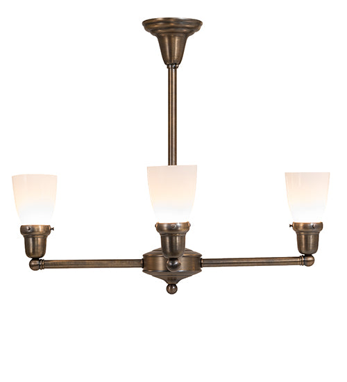 27" Wide Revival Oyster Bay Goblet 4 Light Chandelier - 24" Height