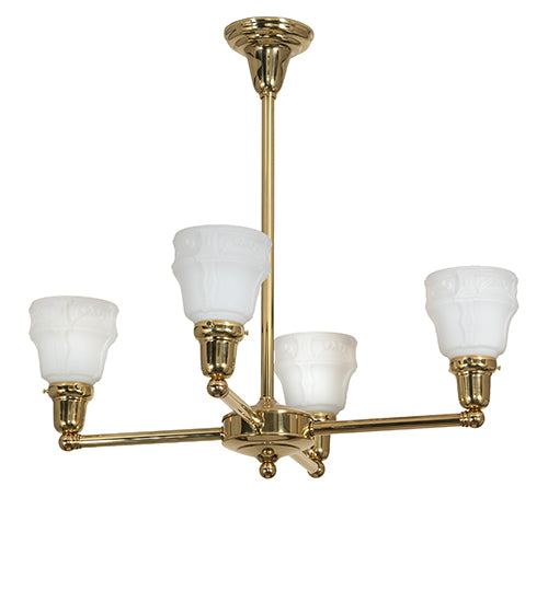 28" Wide Revival Garland 4 Light Chandelier