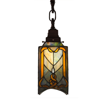 5.5" Wide Square Cottage Mission Pendant Light