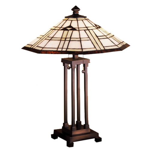 24" Tall Arrowhead Mission Table Lamp