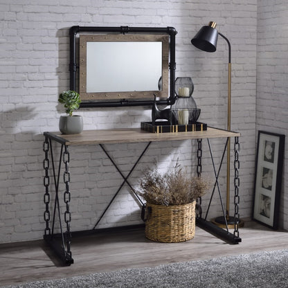 Industrial Rustic Chain Leg Writing Desk