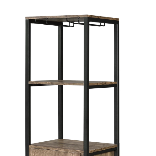 69” Tall Industrial Wine Rack & Cabinet