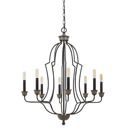 29" Wide Lebrija 8 Light Chandelier - Textured Bronze