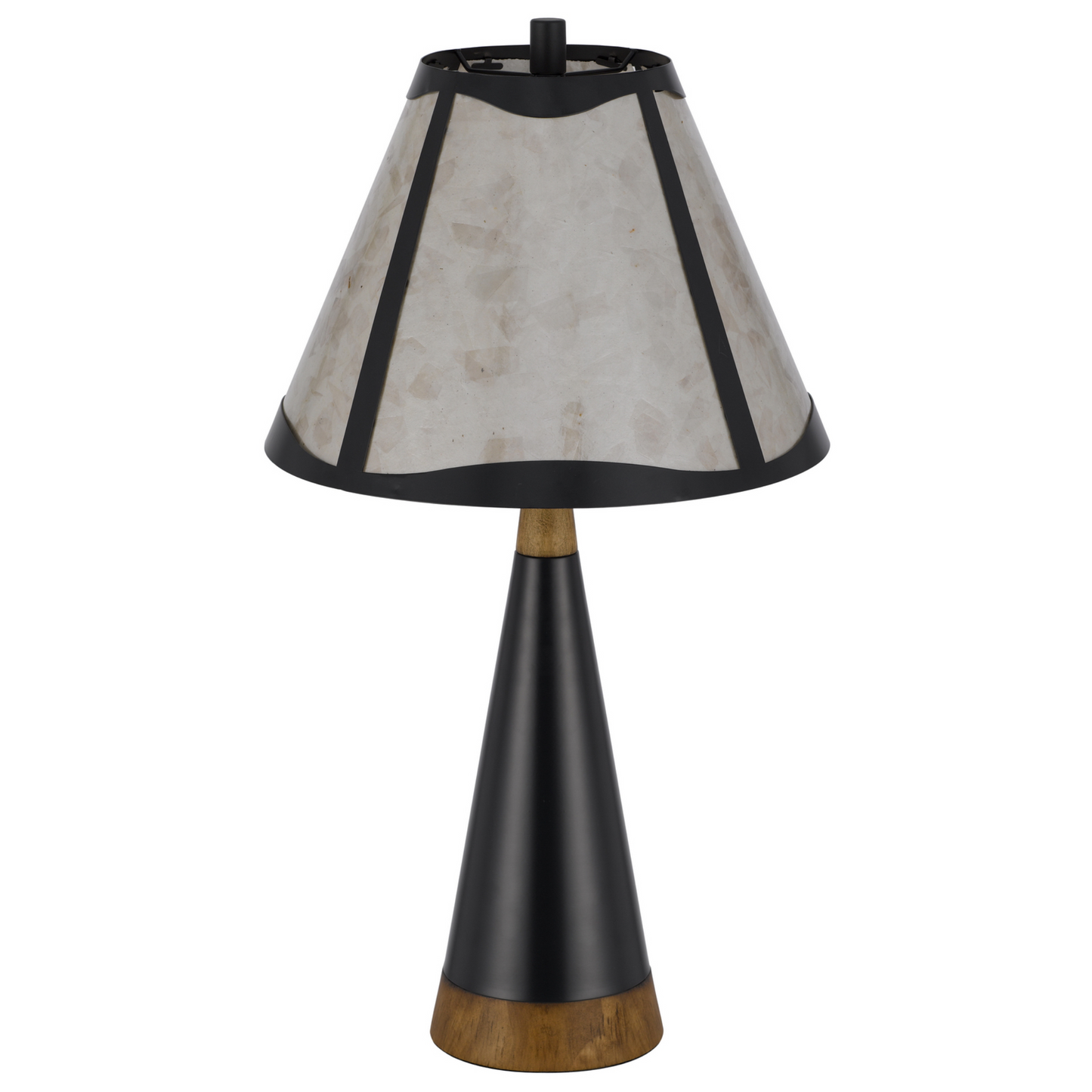 29” Tall Birchwood Mica Table Lamp