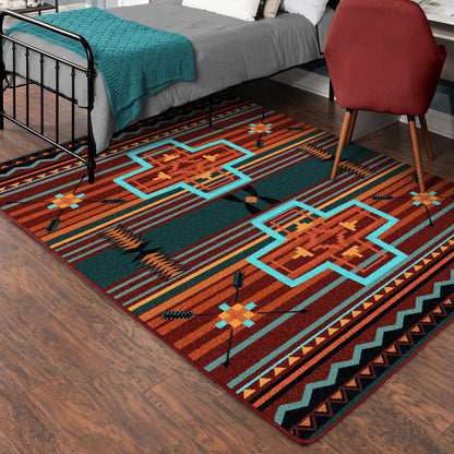 Southwest Brazos OKA Rug - Sunset