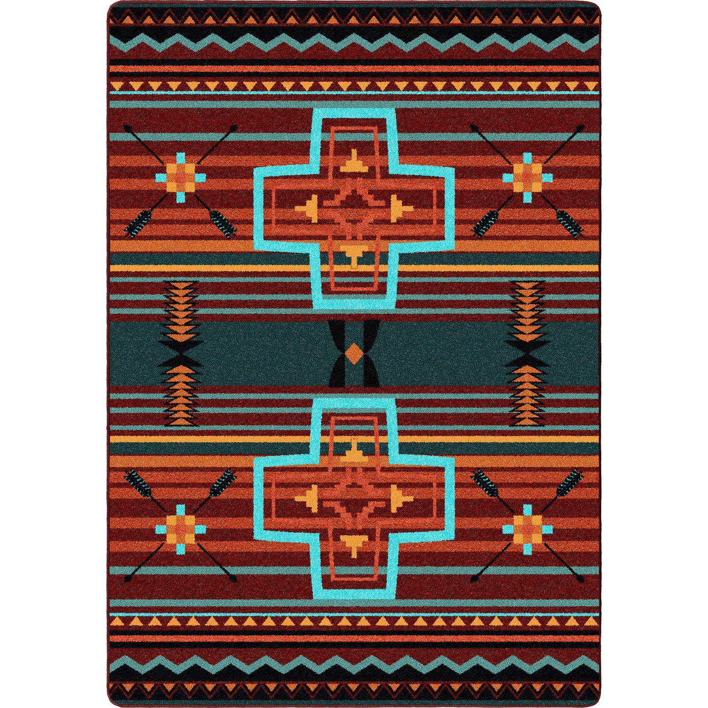 Southwest Brazos OKA Rug - Sunset