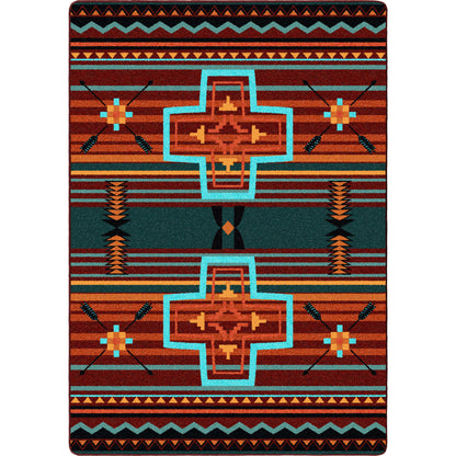 Southwest Brazos OKA Rug - Sunset