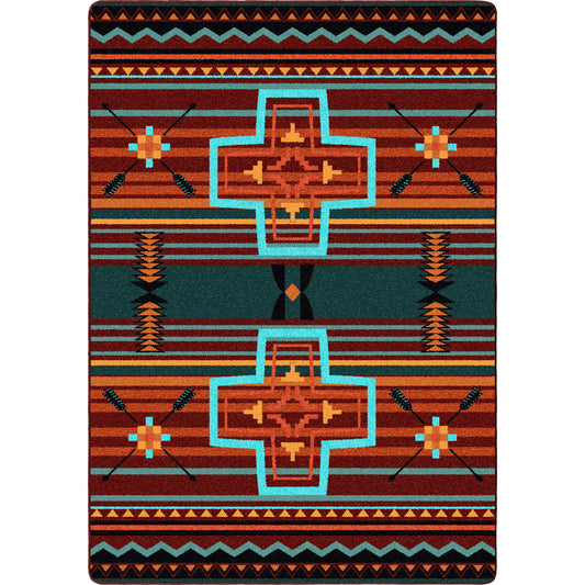 Southwest Brazos OKA Rug - Sunset