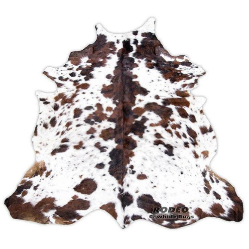 Normande Cowhide Tri-Color Rug