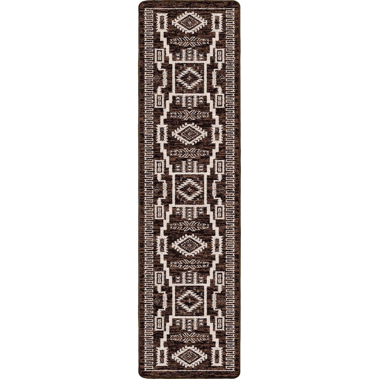 Southwest Cloudburst Rug - Chocolate