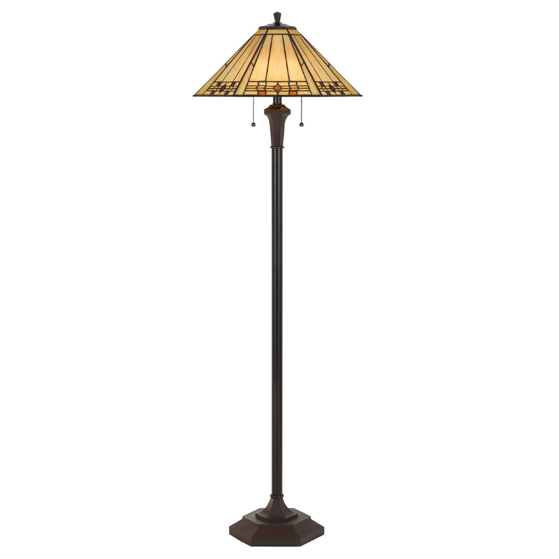 60" Tall Tiffany Southwest Floor Lamp