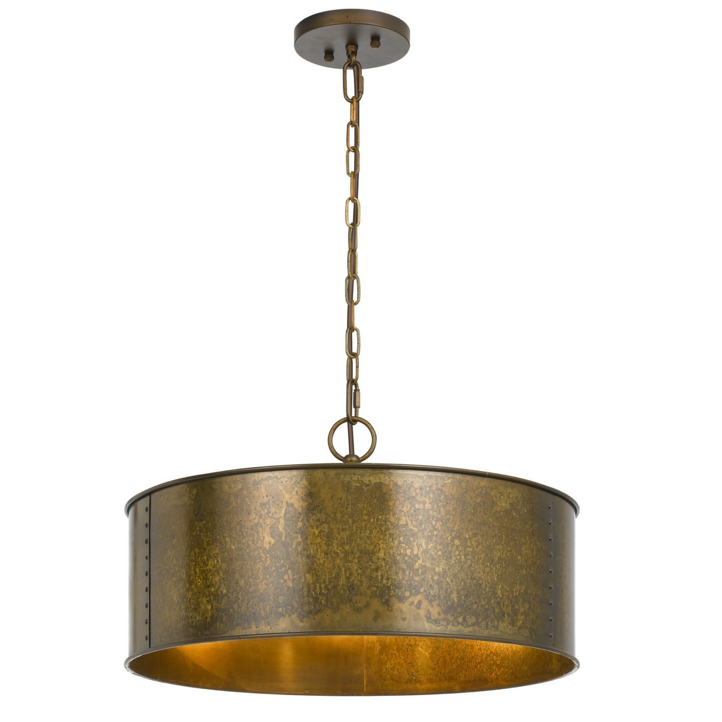 20" Wide Rochefort Distressed 3 Light Pendant Chandelier