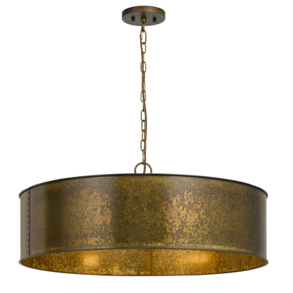 30" Wide Rochefort Distressed 5 Light Pendant Chandelier