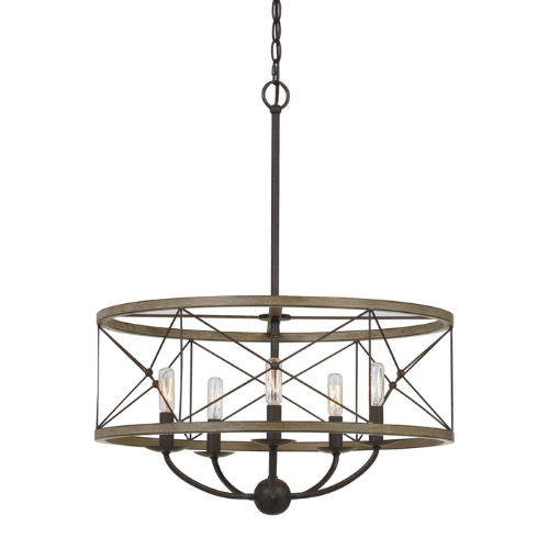 22” Wide Modica Pendant 5 Light Chandelier