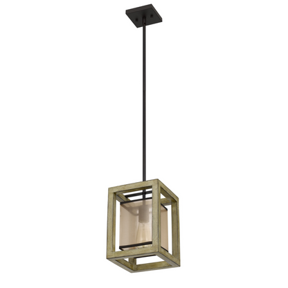 8" Square Palencia Organza Pendant Light