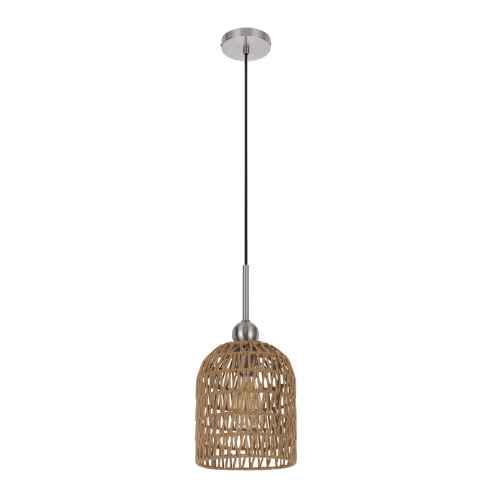 8” Wide Depok Roped Pendant Light