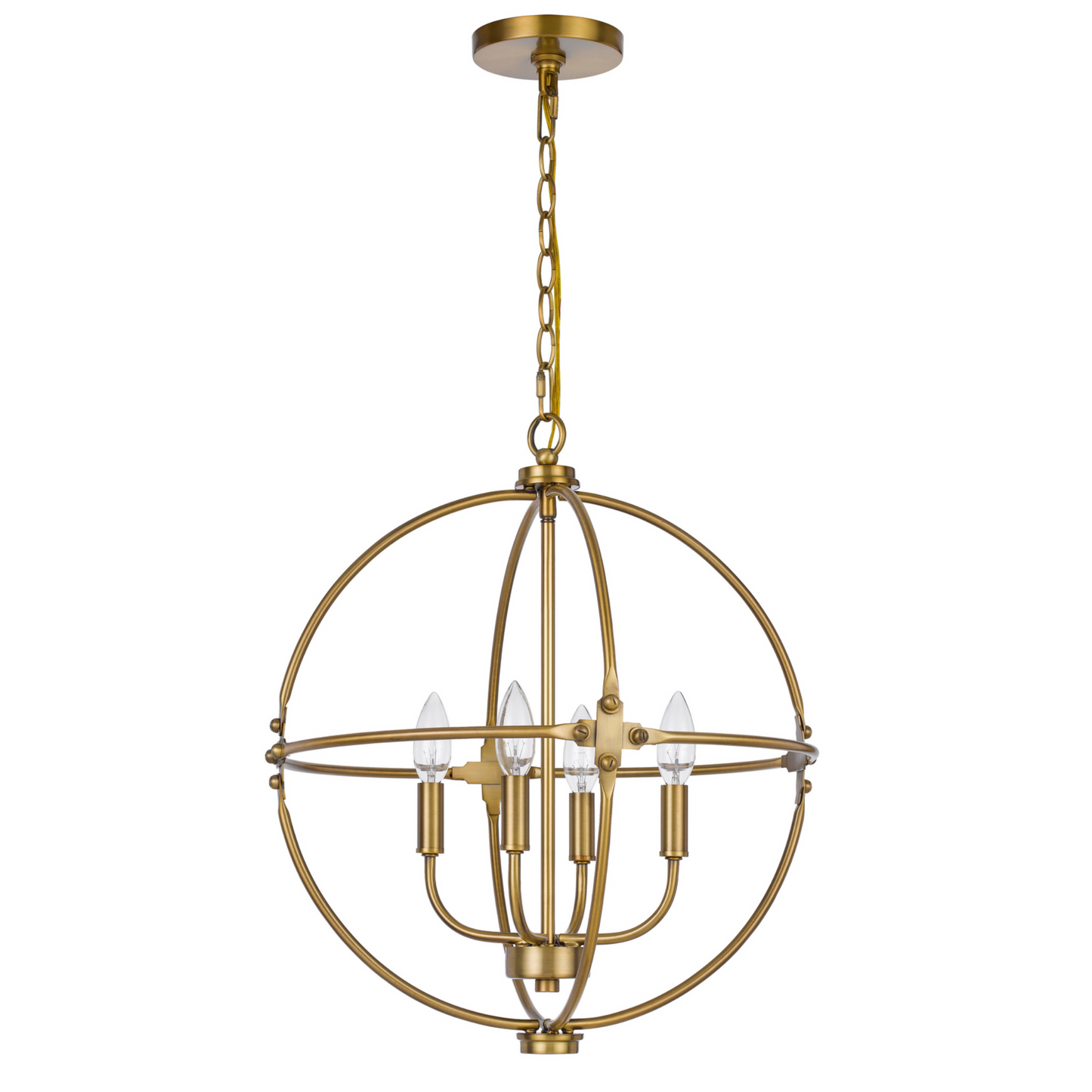 18” Wide Sheffield 4 Light Chandelier