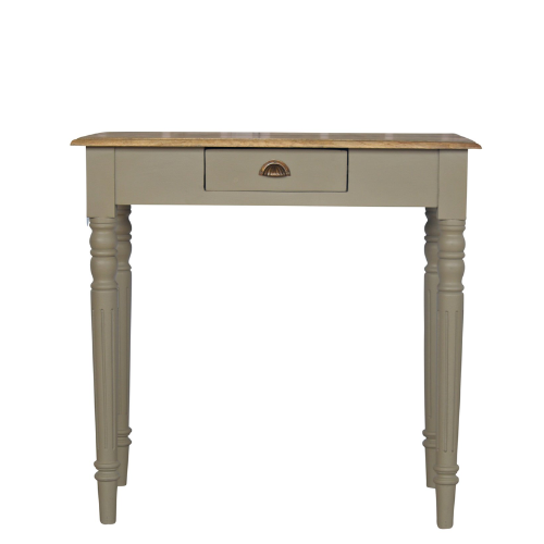 Hand Painted French Gray Writing Desk