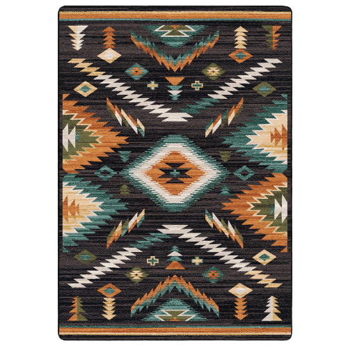 Interlaced Horizon Lodge Rug - Gem