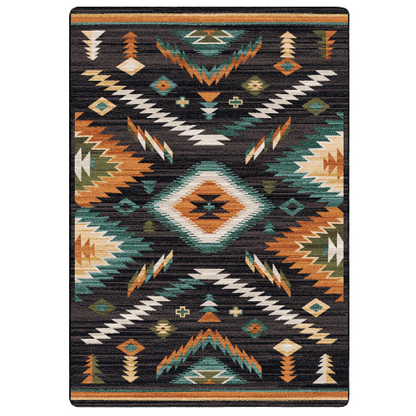 Interlaced Horizon Lodge Rug - Gem