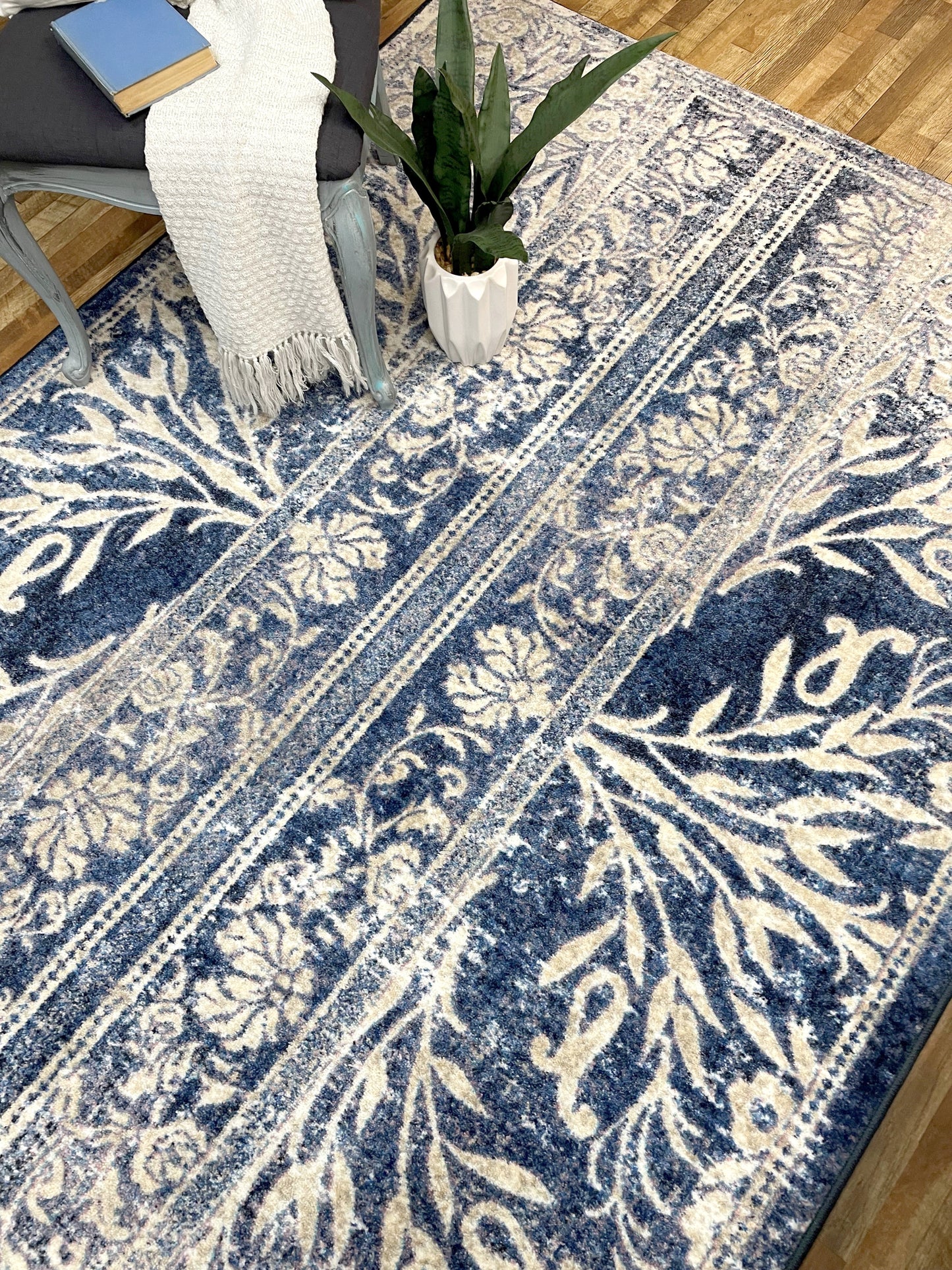 Delft Flowers Countryside Rug