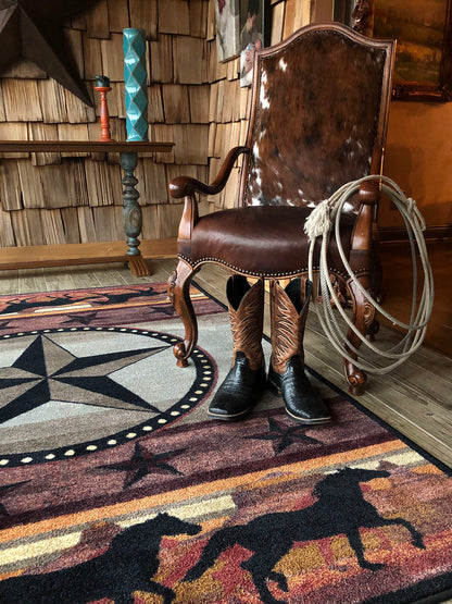 Night Stampede Western Rug - Desert