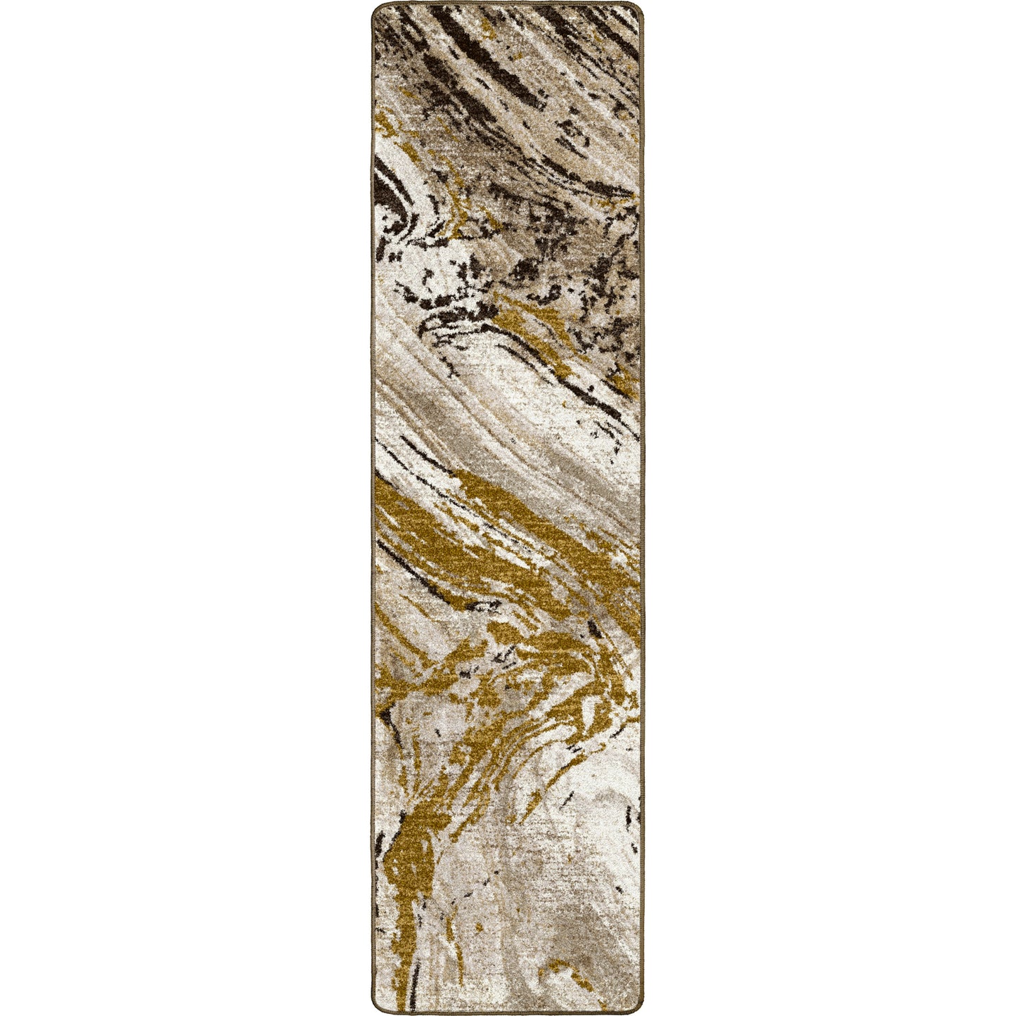 Designer Petrified Multicolor Rug