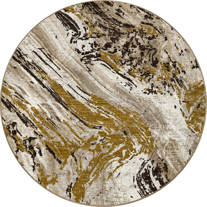 Designer Petrified Multicolor Rug