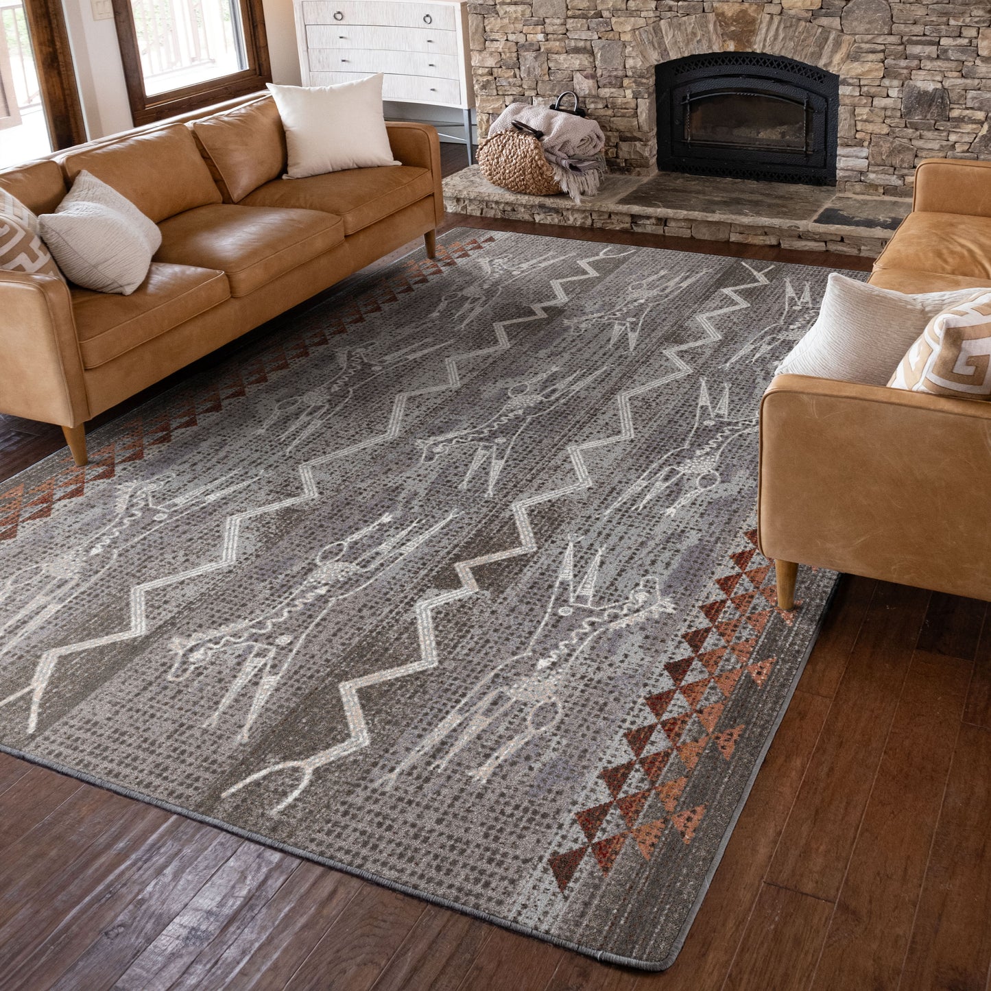 Willow Kipp Plains Speak Rug - Flash