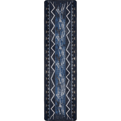 Willow Kipp Plains Speak Rug - Midnight