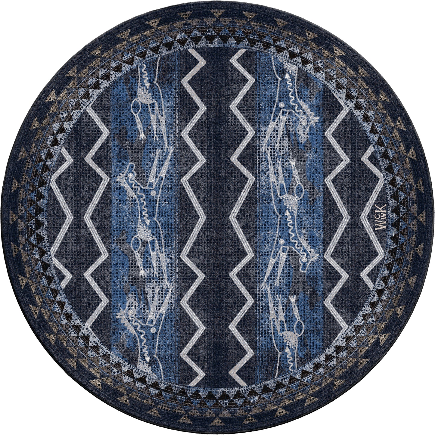 Willow Kipp Plains Speak Rug - Midnight