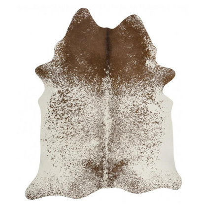 Brown Salt & Pepper Cowhide Rug