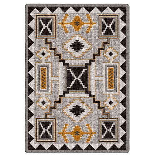 Lodge Rain Giver Rug - Obsidian