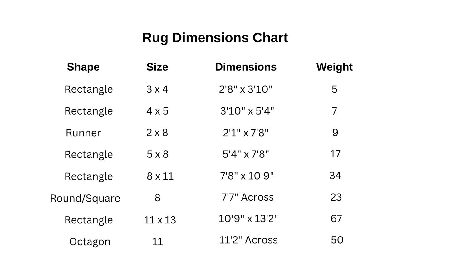 Southwest Storm Catcher Rug - Rust