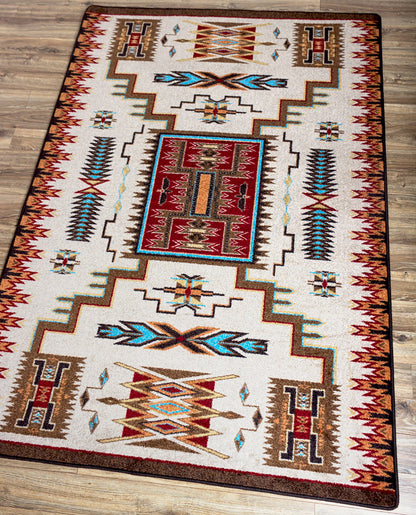 Southwest Storm Catcher Rug - Rust